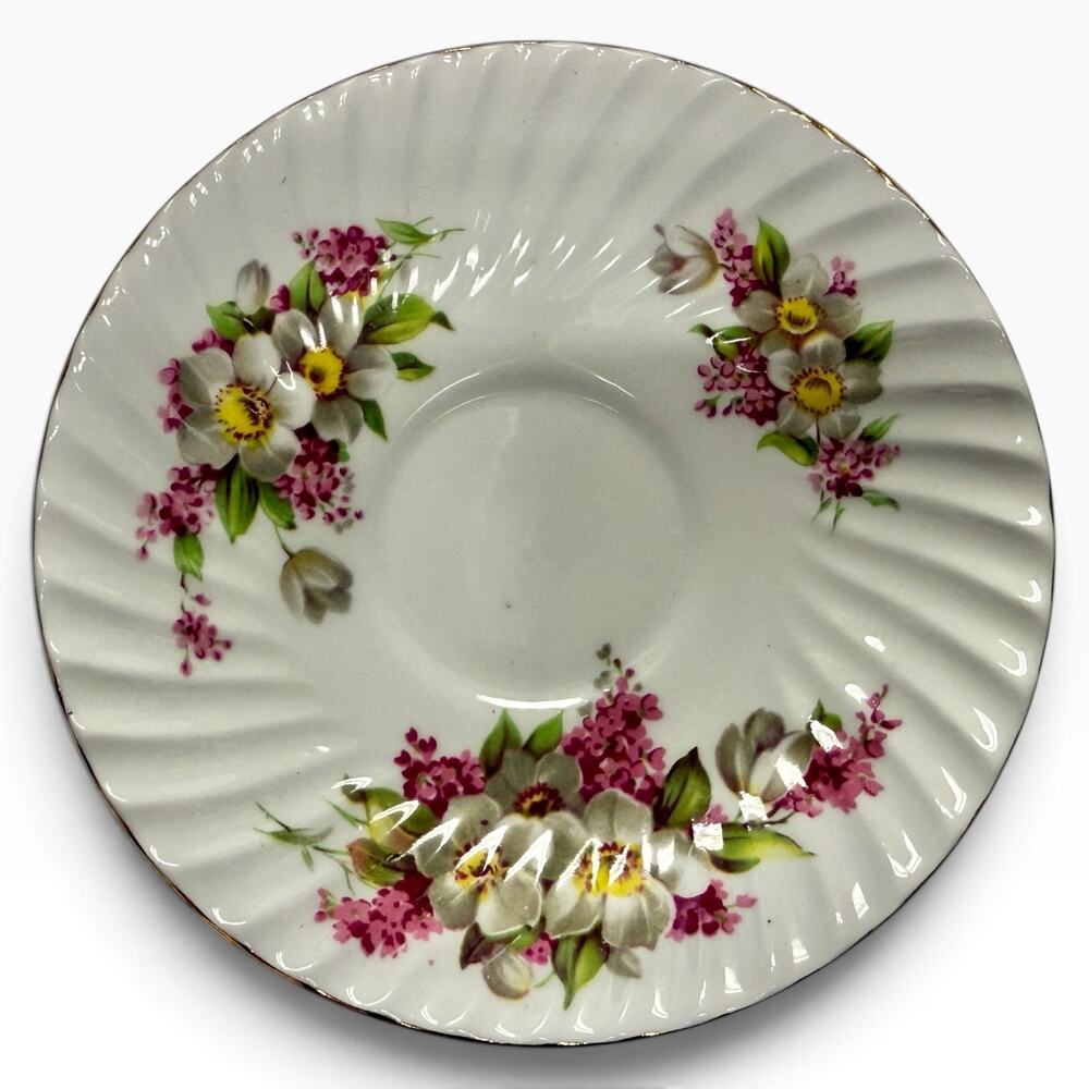 Stanley Teacup & Saucer Floral Bouquet Gold Trim Fine Bone China England - Picture 7 of 11